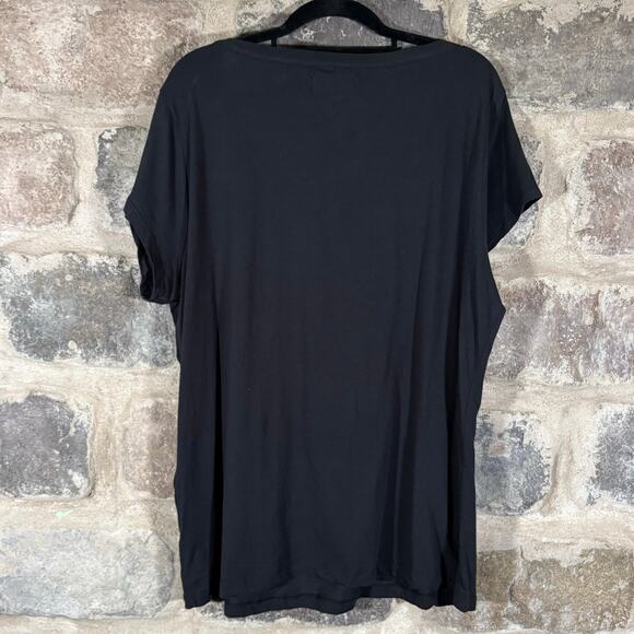 COOGI Women’s Plus 3X Graphic‎ Tee Black Chain Logo Cotton Stretch T-Shirt Y2K - Picture 6 of 12